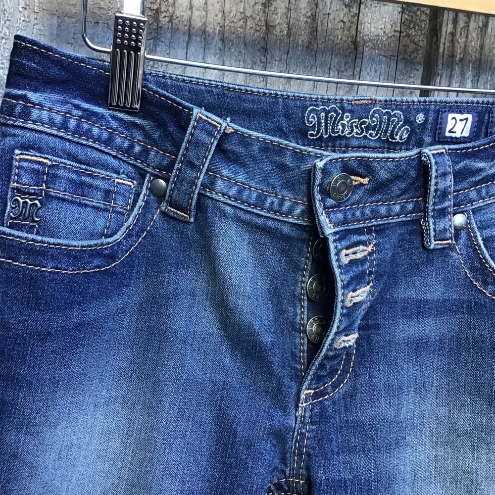 Miss Me Women's Blue Boot Cut Jeans - Picture 3 of 10